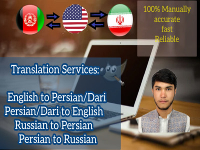 A professional English to Farsi and Russian to Farsi Translation
