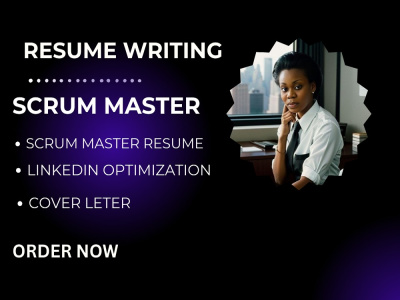 A scrum master resume, projects manager, product owner, agile resume