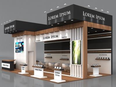A Trade Show Booths / Exhibition Displays / Kiosk Designs