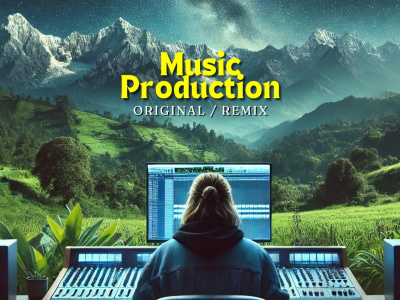 Original edm music track, ghost production, remix, AI music