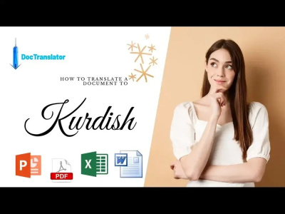 Kurdish to English and vice Versa Translations