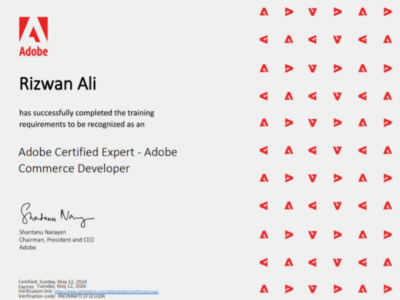 A magento website fix from a certified developer