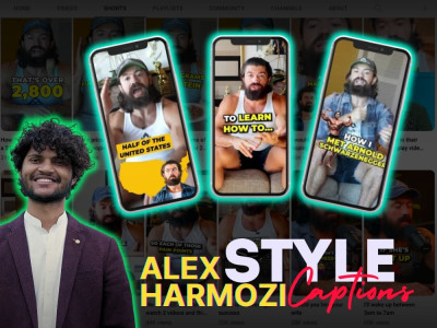 Alex Hormozi Inspired Captions for TikTok, Instagram, and YouTube videos