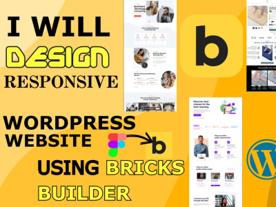 Premium landing page design or full WordPress website using bricks ...