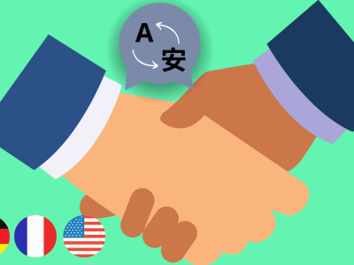 Translate documents any type, between english, german and french