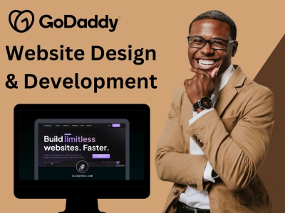 A GoDaddy Website Design, GoDaddy Website Redesign, GoDaddy Landing Page