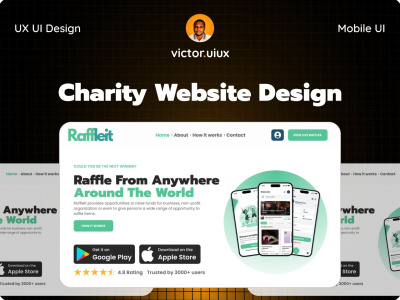 A nonprofit website, charity website, donation website, ngo website