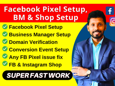 Facebook pixel setup, fb pixel issues fix, business manager setup