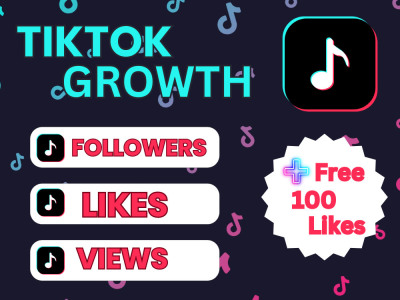 Tiktok Followers, Tiktok views, Tiktok Likes, Organic tiktok growth