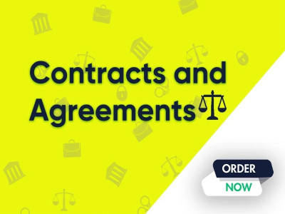 Legal contract agreements and NDA for operational services.