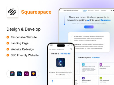 Modern Web Design & Web Development for Squarespace Websites