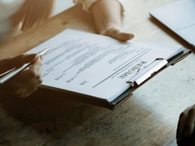 A well-written resume that is ATS friendly attached with a cover letter.