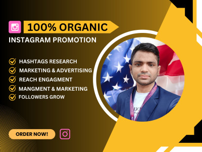Organic Instagram promotion and marketing to get more audience