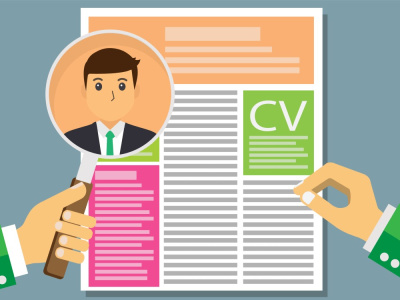 An attractive and professional CV design for your job.
