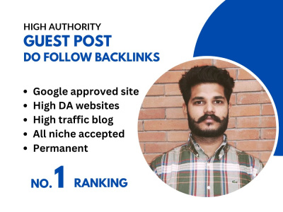 Guest Post Backlinks on High Traffic and Relevant Niche Websites