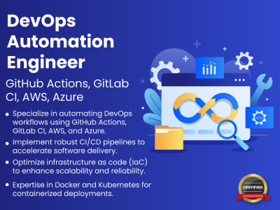 DevOps Automation Engineer: GitHub Actions, GitLab CI, AWS, Azure ✅