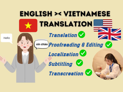 Professional English >< Vietnamese translation