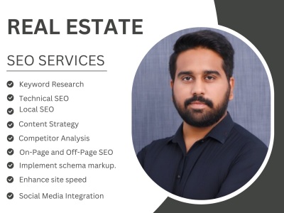 Real Estate SEO Services | Rank on Google First Page | Monthly SEO Services