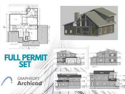 Permit Drawings and Construction Plans Using ArchiCAD