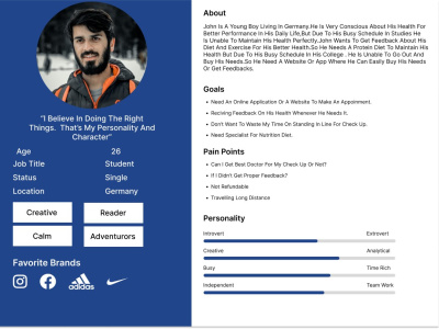 Detailed User Persona and UX Flow | UI/UX Designer | Figma Expert | Upwork