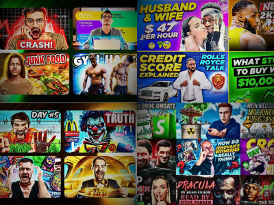 Eye-catching thumbnails that captivate and compel viewers to click!