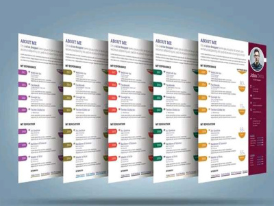 I will do professional resume design, CV design in editable format
