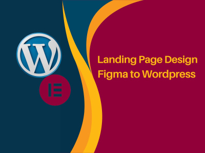 A responsive WordPress landing page or website design using Elementor ...