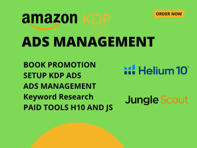 Setup amazon KDP ads setup and management