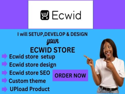 Full Ecwid store setup, design, redesign & product listing