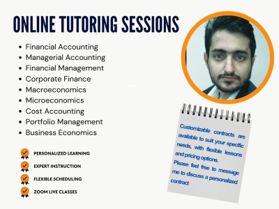 Tutoring services in Finance, Accounting, Economics, and related fields ...