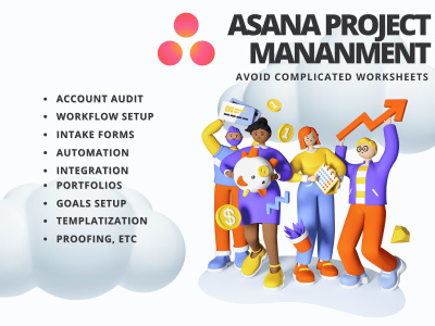 Project Manager for Asana Workflow Setup, Asana Automation & Integration