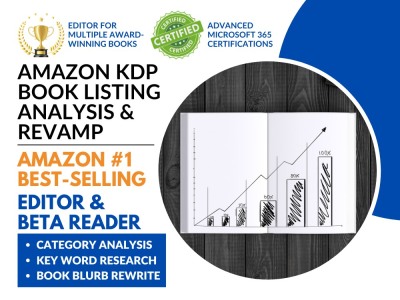 An Amazon KDP book listing analysis & revamp by a #1 best-selling editor