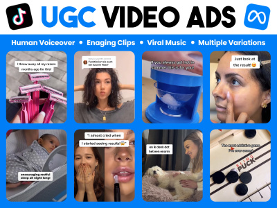 Highly-converting UGC video ad for ecommerce/dropshipping products