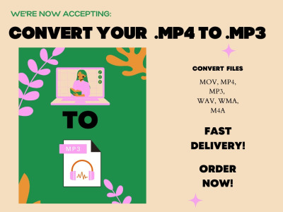 A converted .mp4 to .mp3 file
