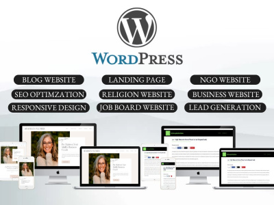 WordPress Blog Portfolio Business Religion and Job board Website Design