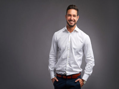 Make a promotional spokesperson video