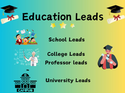 School, College, University, Education Industry Leads.