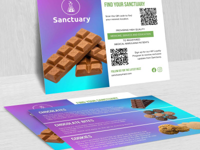 Cohesive postcard or direct mail design