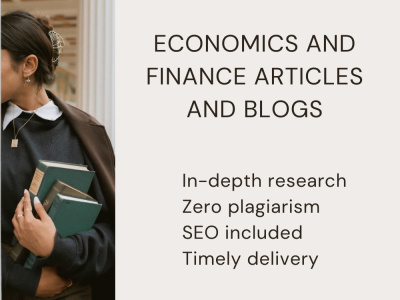 A blog/article on any economic or financial topic