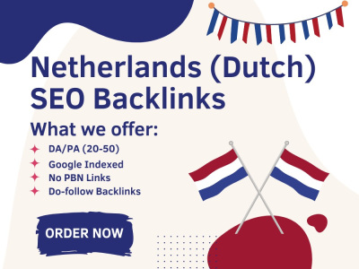 High-Quality Netherlands/Dutch Backlinks for SEO
