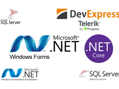 Desktop app using c sharp dotnet core winforms with devexpress, telerik