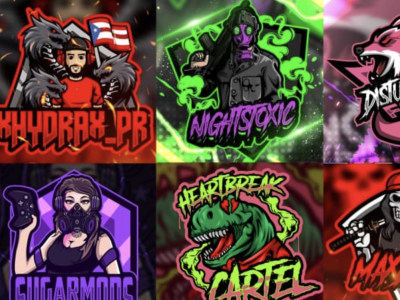 Cartoon, mascot, character logo design