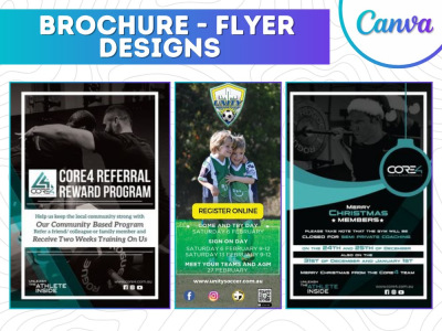 Canva Brochure - Canva Flyer - Canva Trifold Design