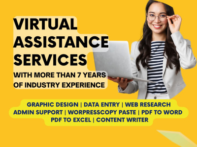 Virtual Assistant, Online Chat, Admin & Customer Support, Transcriptions