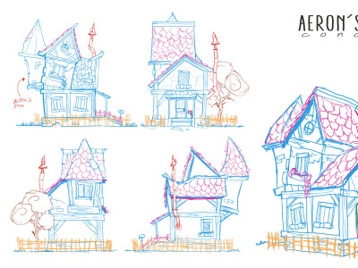 An architecture concept design for your fantasy village