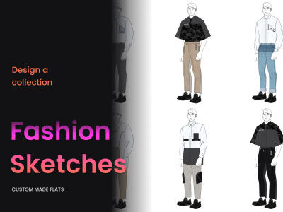 Fashion illustrations for your collection pieces in vector drawing | Upwork