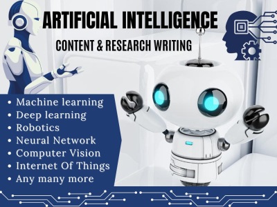 A researched artificial intelligence, machine learning, robotics content