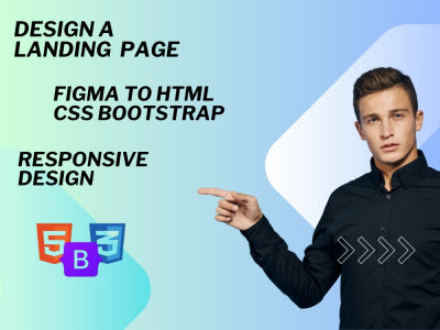 HTML,CSS, Landing Page with Bootstrap | Upwork