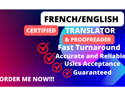 A reliable Dutch/French translator and a fair deal. Don't hesitate, Hire!