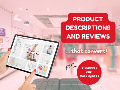 Quality product descriptions for diverse products